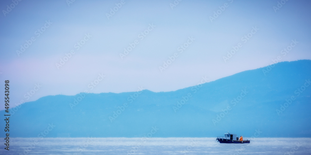 Sicilian Coastal Seascape Landscape in Italy Europe