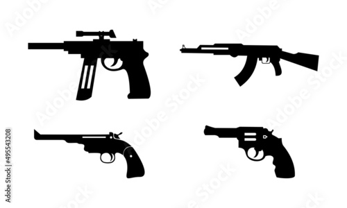 set vector weapon gun