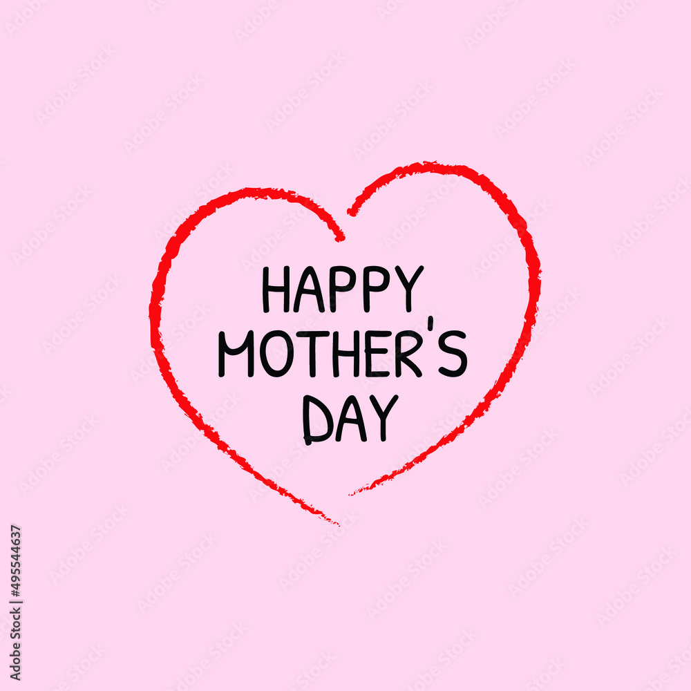 Happy Mother's Day. Banner template
