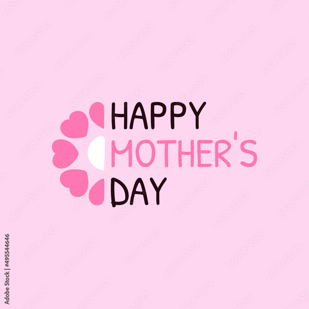 Happy Mother's Day. Banner template
