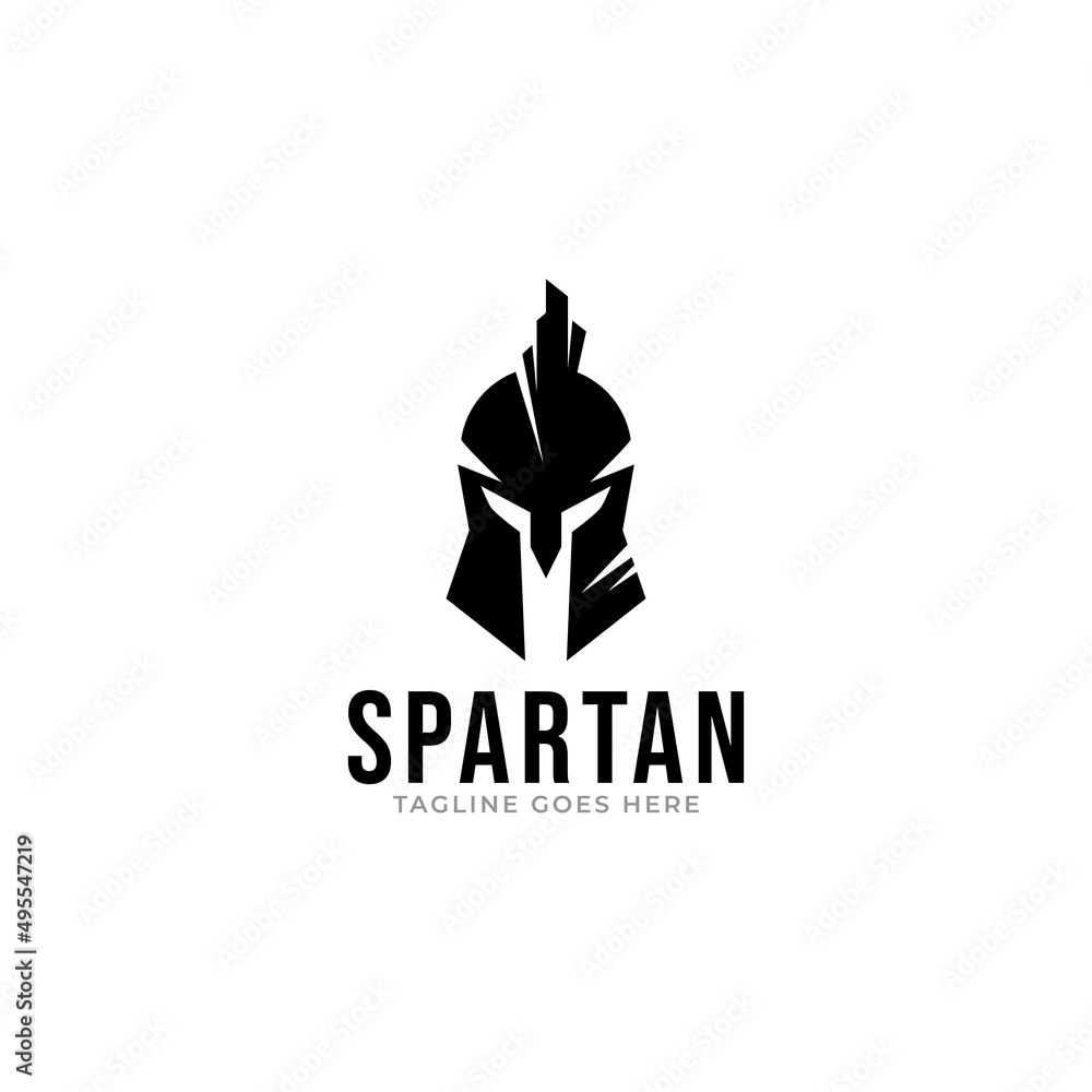 spartan logo design spartan simple creative logo vecktor spartan black logo