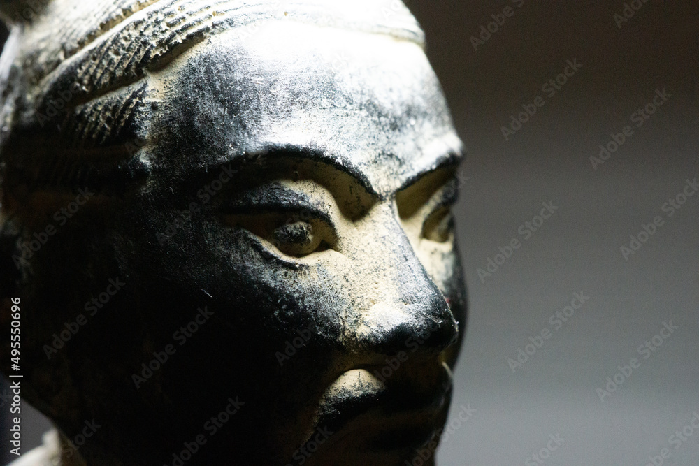 Terracotta warrior soldier sculpture