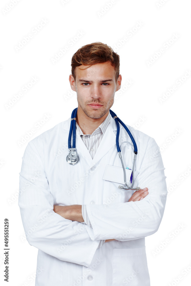 Its all about confidence. Shot of a young man posing against a white background. Its all about confidence. Shot of a young man posing against a white background.