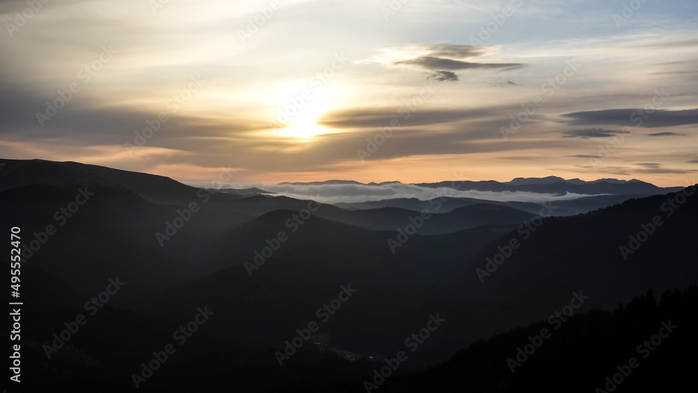 Scenic Landscape in Romania Scenic Landscape in Romania