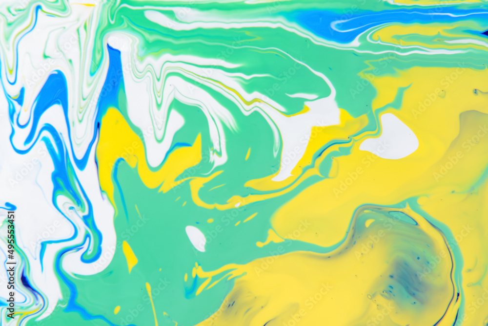Blotches of bright paints as background Blotches of bright paints as background