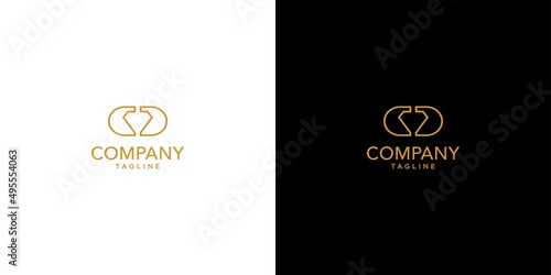 Simple and luxury diamond logo design © Rusly
