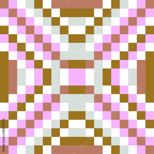 Geometrical design M, by Romina Clemente Atteret.
