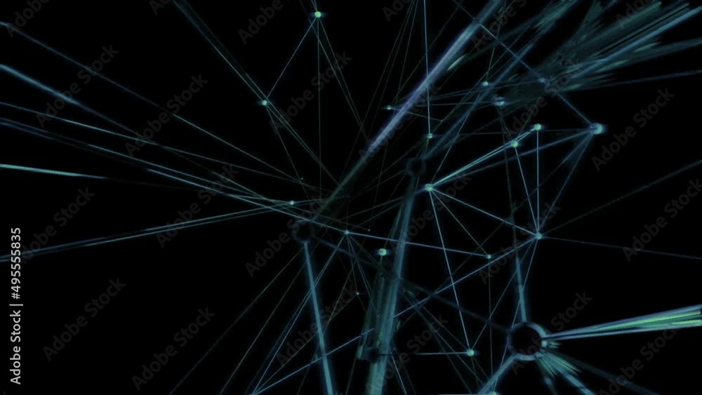Molecule. Molecular lattice in chaotic motion. looped. 1920 x 1080 Molecule. Molecular lattice in chaotic motion. looped. 1920 x 1080