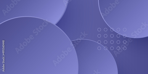 Abstract geometric background with purple (very peri) gradient circle background