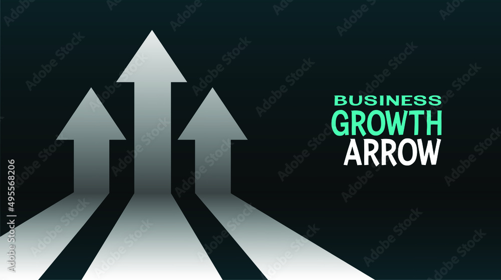 arrow growth background arrow growth background