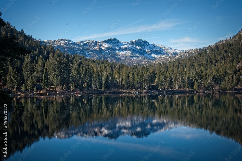 Mountain Lake Reflection
