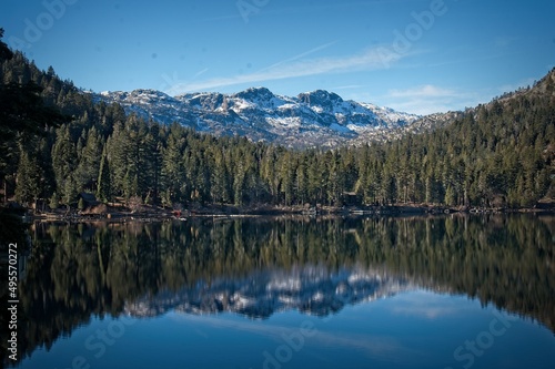 Mountain Lake Reflection 