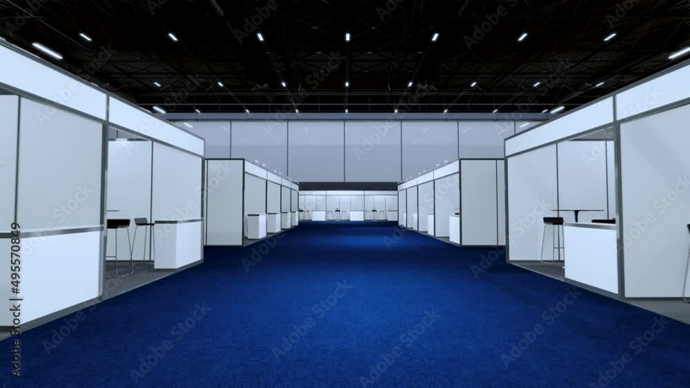 Motion Exhibition standing for mockup and Corporate ,Display.Empty ...