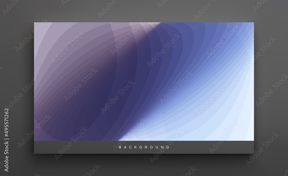 Naklejka premium Abstract wavy background with dynamic effect. Modern screen design for mobile app and web. 3d vector illustration for brochure, banner, flyer or presentation.