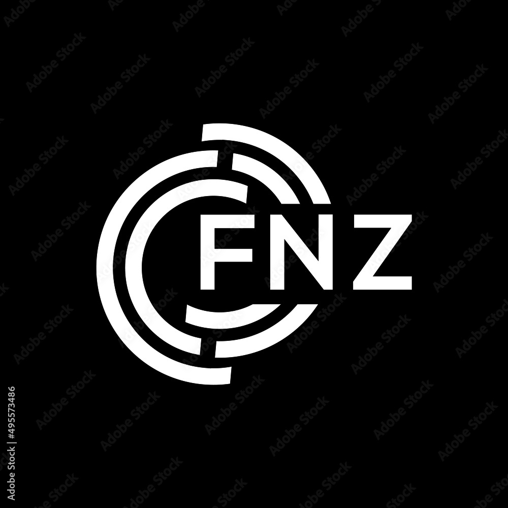FNZ letter logo design on Black background. FNZ creative initials letter logo concept. FNZ letter design.
FNZ letter logo design on Black background. FNZ creative initials letter logo concept. FNZ letter design.