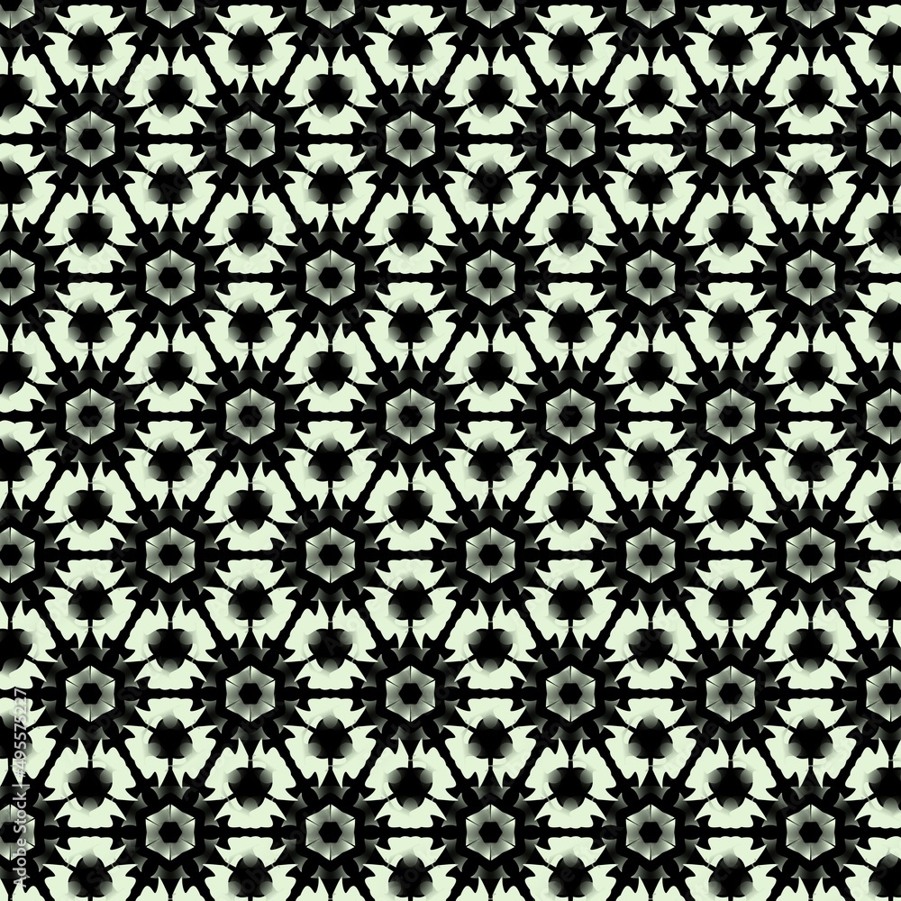 seamless pattern with flowers abstract background modern style vector design illustration wallpaper 