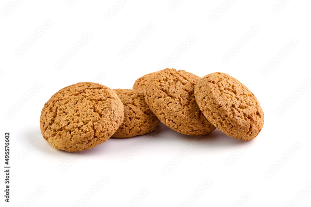 Oatmeal Cookies, isolated on white background. Oatmeal Cookies, isolated on white background.