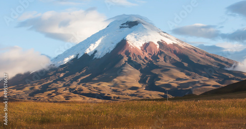 Volcano cotopaxi in south America photo
