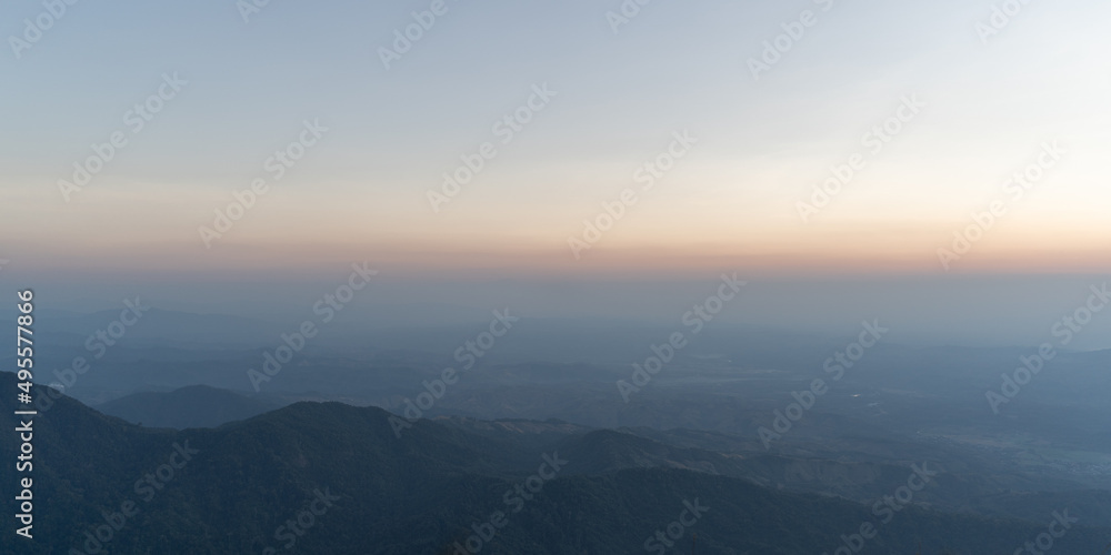 Obraz premium sunrise in the mountains