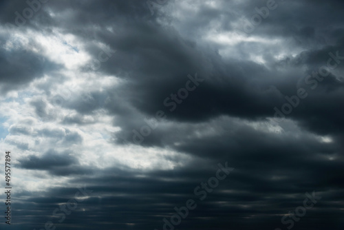Background of stormy rain clouds