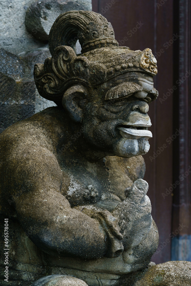 Stone asian statue