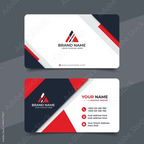 Creative Modern Professional Business card Vector Design