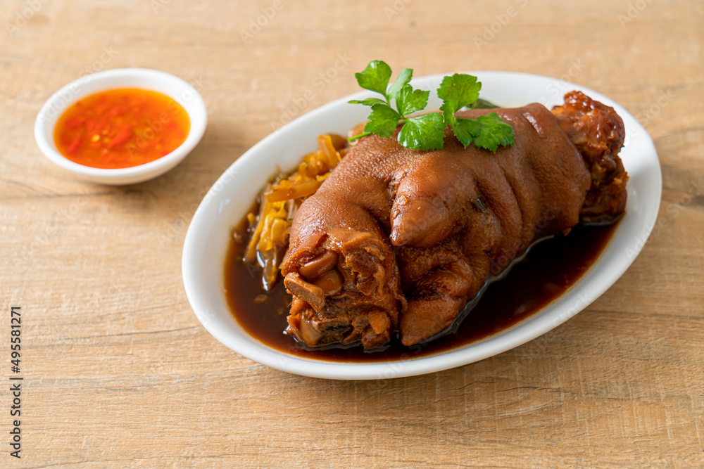 Stewed Pork Knuckle or Stewed Pork Leg