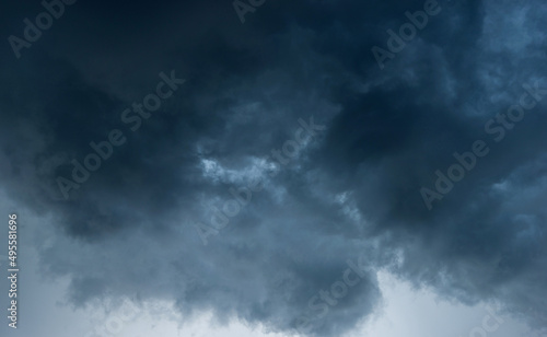 Background of dark storm clouds