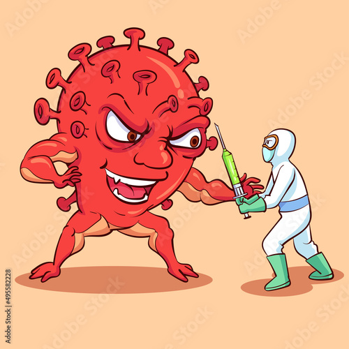 fight against corona monsters
