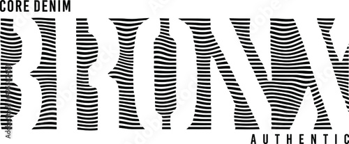 bronx design typography vector for print t shirt