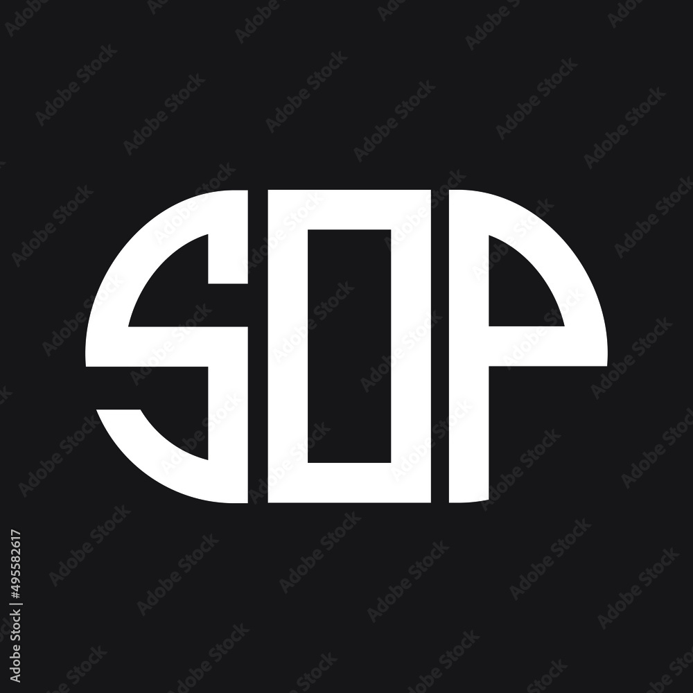 SOP letter logo design on black background. SOP creative initials letter logo concept. SOP letter design. SOP letter logo design on black background. SOP creative initials letter logo concept. SOP letter design.