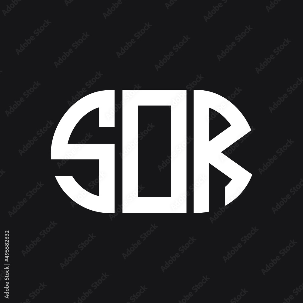 SOR letter logo design on black background. SOR creative initials letter logo concept. SOR letter design. SOR letter logo design on black background. SOR creative initials letter logo concept. SOR letter design.