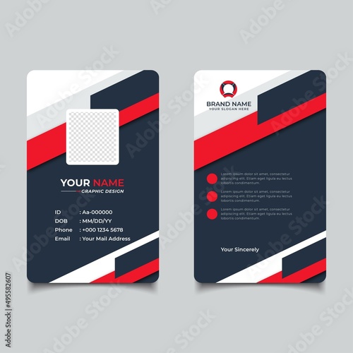 Modern and Clean Business id Card Template