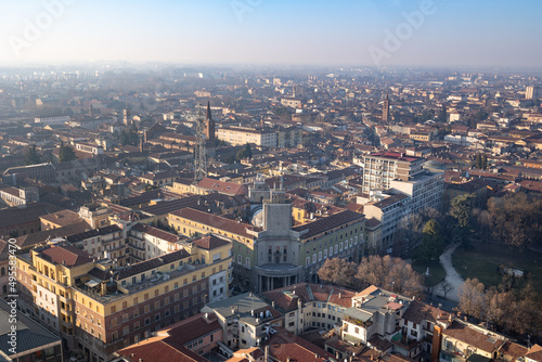 Top view of the city of Cremona, Lombardy - Italy © GioRez