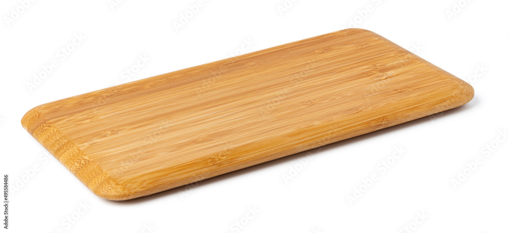 Wooden board isolated on white background, close up Wooden board isolated on white background, close up
