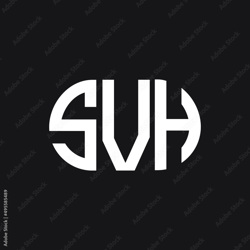 SVH letter logo design on Black background. SVH creative initials letter logo concept. SVH letter design.
SVH letter logo design on Black background. SVH creative initials letter logo concept. SVH letter design.