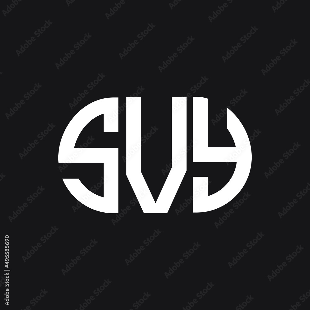 SVY letter logo design on Black background. SVY creative initials letter logo concept. SVY letter design.
SVY letter logo design on Black background. SVY creative initials letter logo concept. SVY letter design.