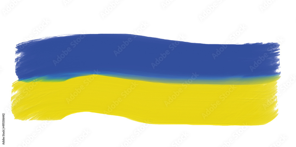 Obraz premium Ukrainian flag flaga ukrainy