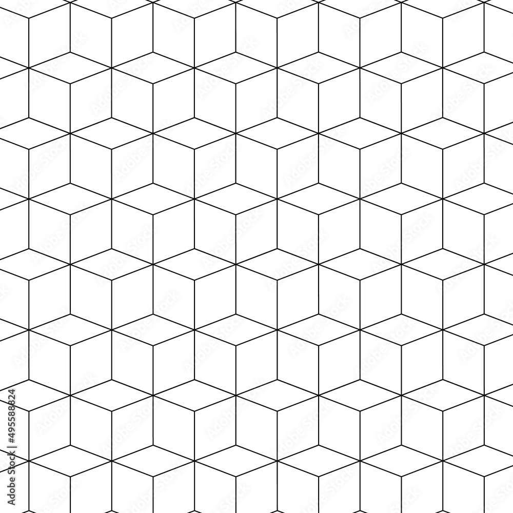立方体模様の背景 モノトーン 立方体模様の背景 モノトーン