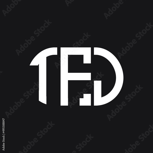 TFJ letter logo design on Black background. TFJ creative initials letter logo concept. TFJ letter design. 
