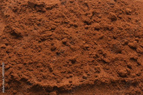 Instant coffee isolated on a background.