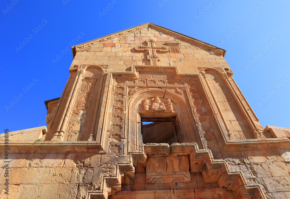 Noravank Monastery in sunny day in Armenia