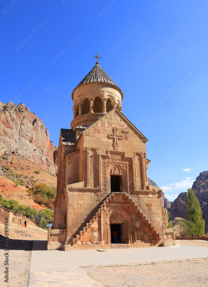 Noravank Monastery in sunny day in Armenia