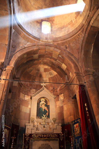 Interior of Noravank Monastery in Armenia