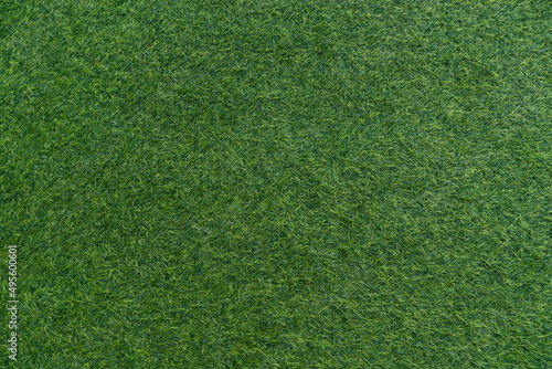 Top view of green artificial grass. for background and textured.