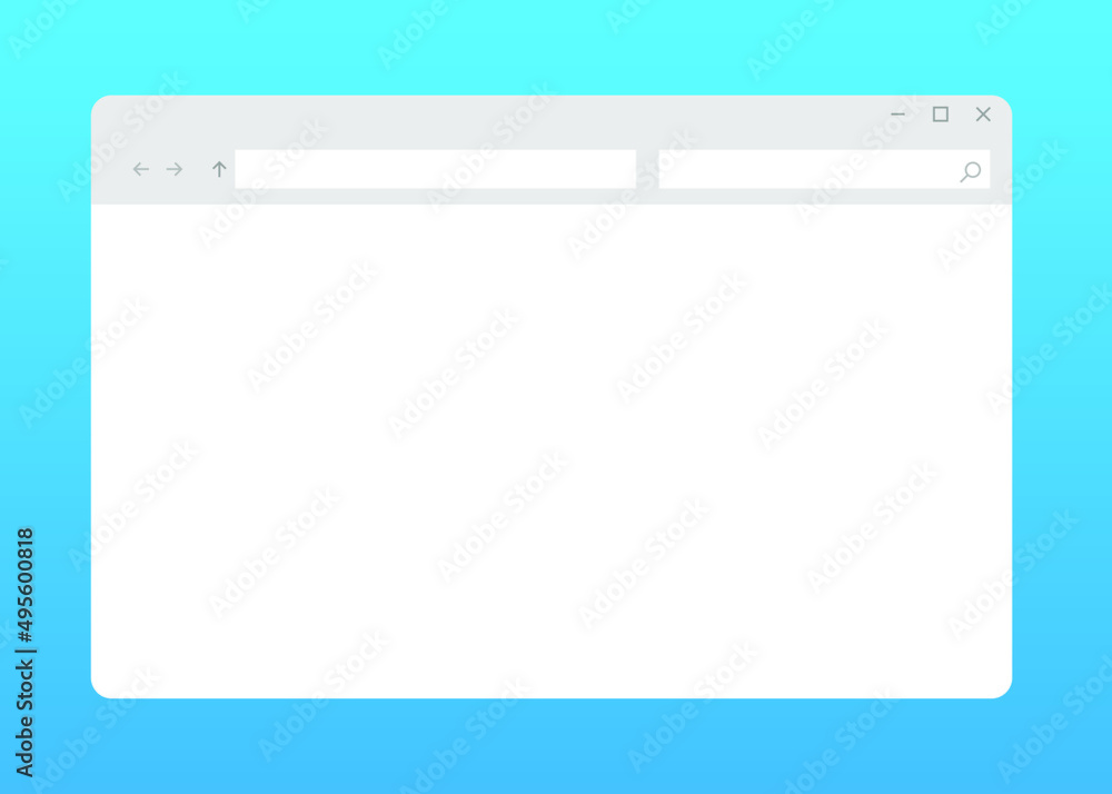 modern website display with white color