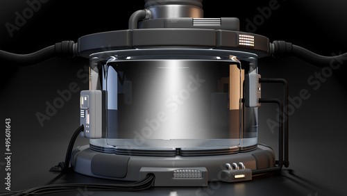 Obraz na płótnie Scientific laboratory. Technology background and science concept. 3D Render. w salonie