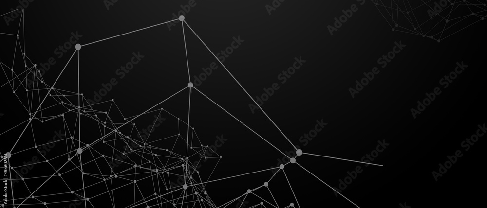 Abstract illustration background motion transformation low poly triangular plexus digital evolution future technology graphic animation network decentralize communication connection.