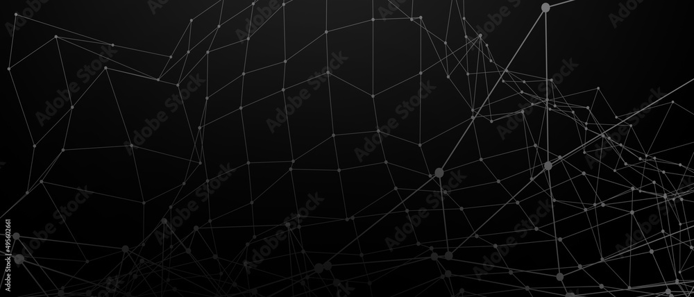 Abstract illustration background motion transformation low poly triangular plexus digital evolution future technology graphic animation network decentralize communication connection.