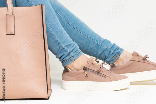 modern women's shoes in spring colors